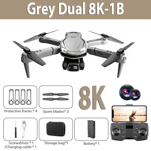 Original V88 Drone 8K 5G GPS Professional HD Aerial Photography Remote Control Aircraft HD Dual Camera Quadcopter Toy UAV - Imagem 11