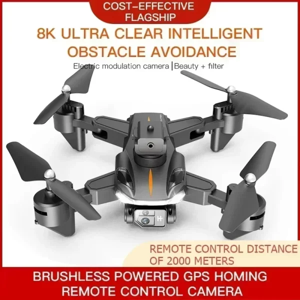 NEW P11 Max RC Drones 8K Professional HD Dual Camera Wifi Four-way Intelligent Obstacle Avoidance Foldable Quadcopter Toys Gifts - Imagem 6