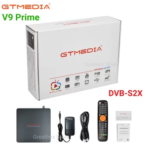 2024 GTmedia V9 Prime Satellite Receiver Built-in 2.4G WiFi DVB-S/S2/S2X HEVC Support SAT2IP by GTShare APK TV Receiver