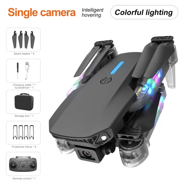 QJ E99 K3 Pro HD 4k Drone Dual Camera High Hold Mode Foldable Mini WIFI Aerial Photography RC Quadcopter Toys Helicopter Dron - Imagem 9