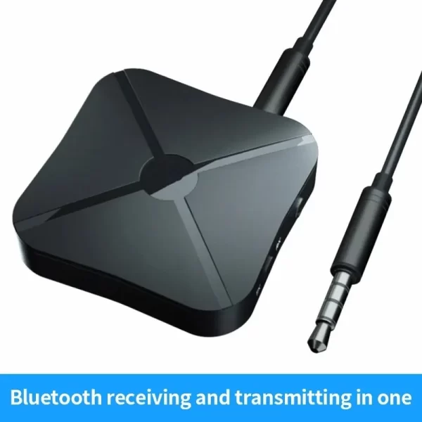 2 In 1 Bluetooth Audio Receiver Transmitter 3.5mm AUX Jack RCA USB Dongle Music Stereo Wireless Adapter For Car TV PC Headphone - Imagem 6
