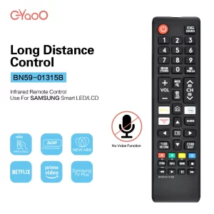 BN59-01315B Replaced Remote Control Compatible with Samsung TV UE43RU7100 UE49RU7100 UE50RU7100 UE55RU7100 UE75RU7100 UE43RU7105